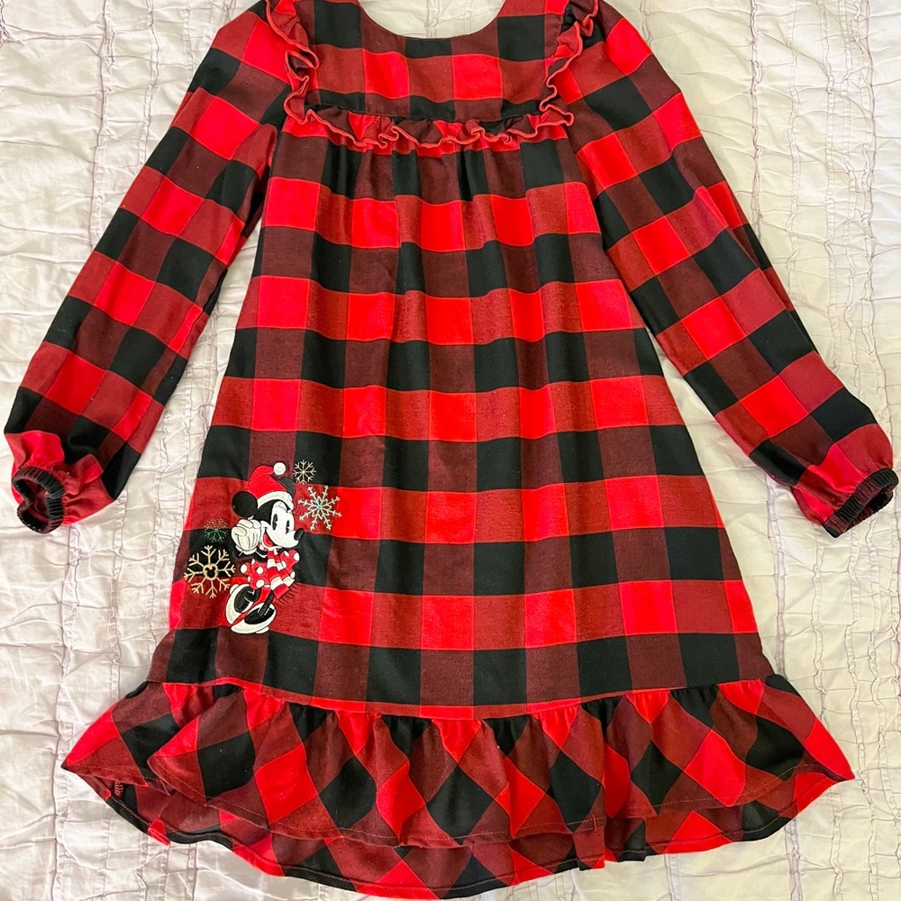 Disney Minnie Holiday PJ Dress (9-10)